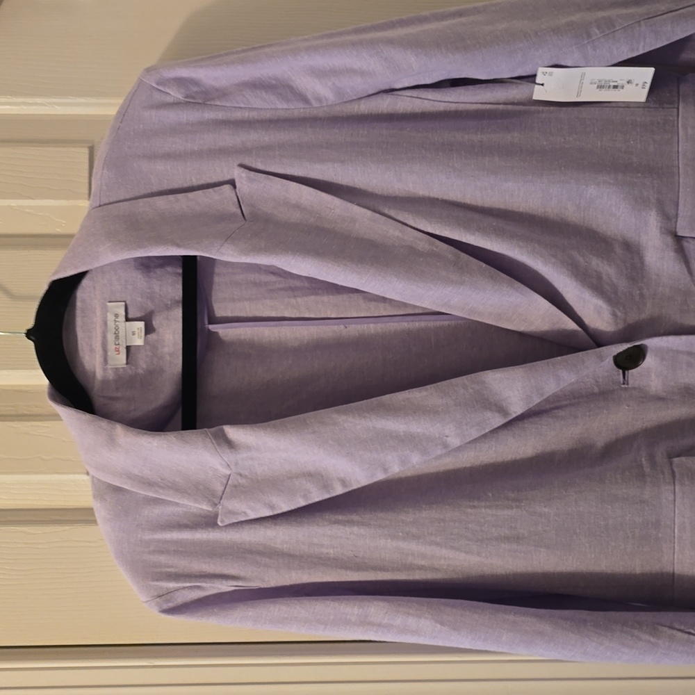 LIZ CLAIBORNE BRAND WOMEN'S PLUS SIZE LAVENDER BLAZER SIZE 16